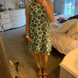 Chiffon patterned dress